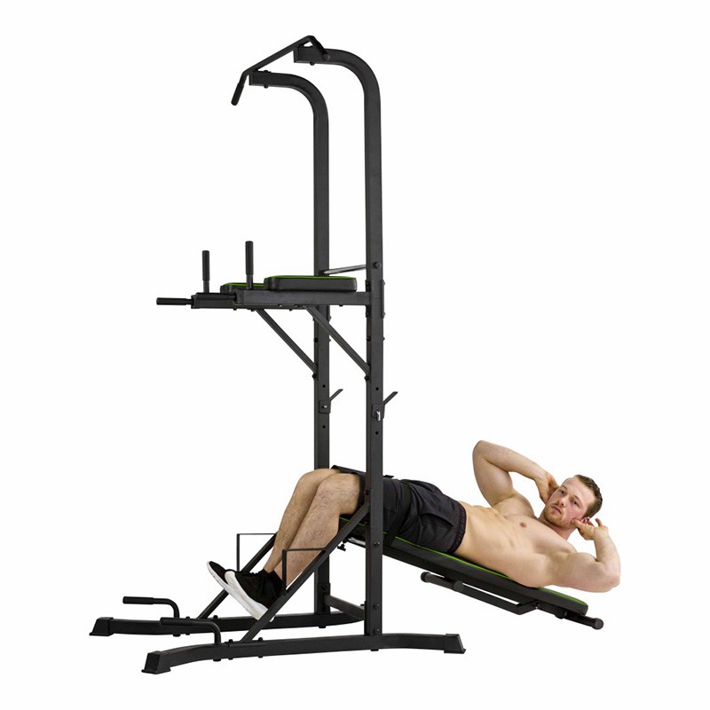 Chaise Romaine Multifonction Avec Banc De Musculation Power Tower Pt60 Tunturi