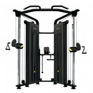 Toorx Station de Musculation Multifonction avec Pack de Poids en Acier 90 kg MSX-3000